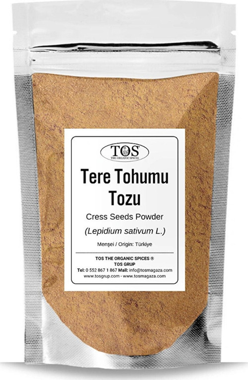 Tere Tohumu Tozu 500 gr (1. Kalite) Lepidium sativum L. / Cress Seeds Powder