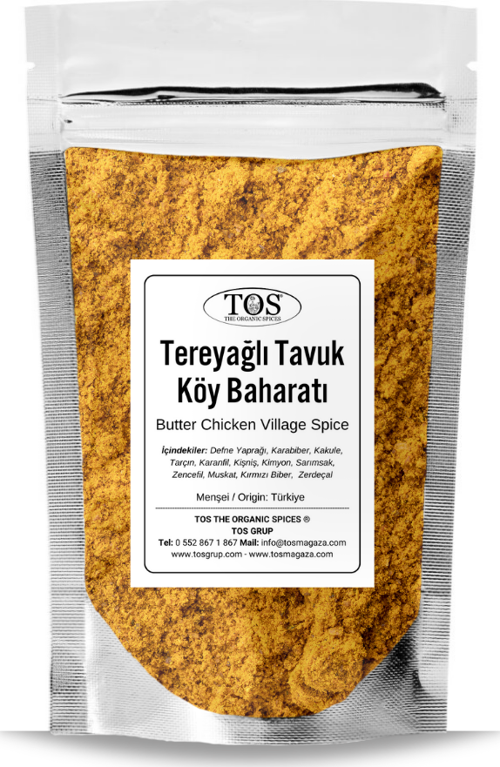 Tereyağlı Tavuk Köy Baharatı 500 gr Butter Chicken Country Spice - Premium Kalite | Baharat Karışımı
