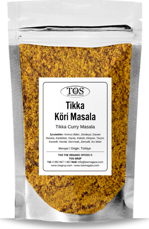 Tikka Köri Masala 250 gr Tikka Curry Masala - Premium Quality | Baharat Karışımı