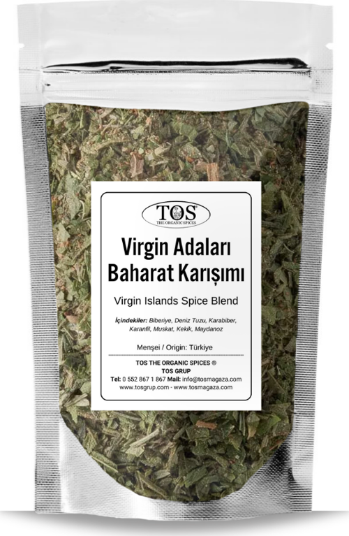 Virgin Adaları Baharat Karışımı 500 gr Virgin Islands Spice Blend - Premium Quality