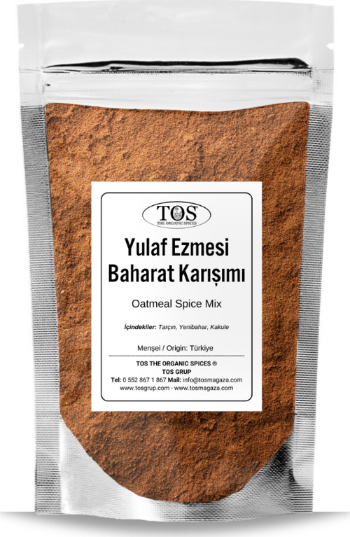 Yulaf Ezmesi Baharat Karışımı 500 gr Oatmeal Spice Blend - Premium Quality | Baharat Karışımı