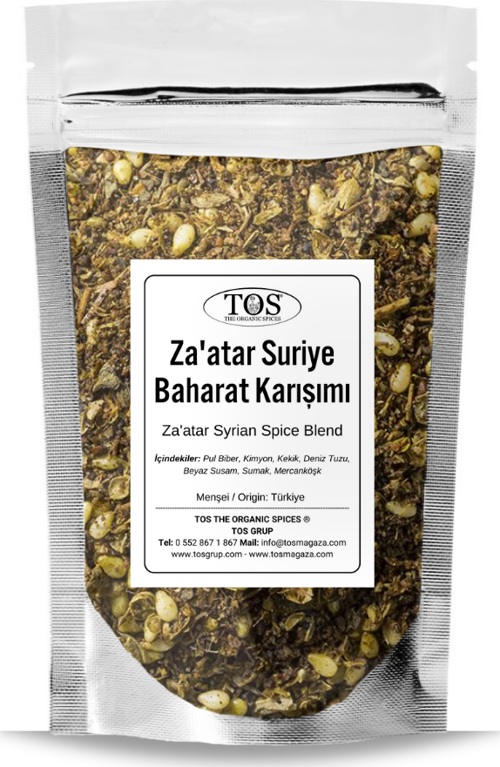 Za'atar Suriye Ortadoğu Akdeniz Baharat Karışımı 100 gr Za'atar Syrian - Premium Quality