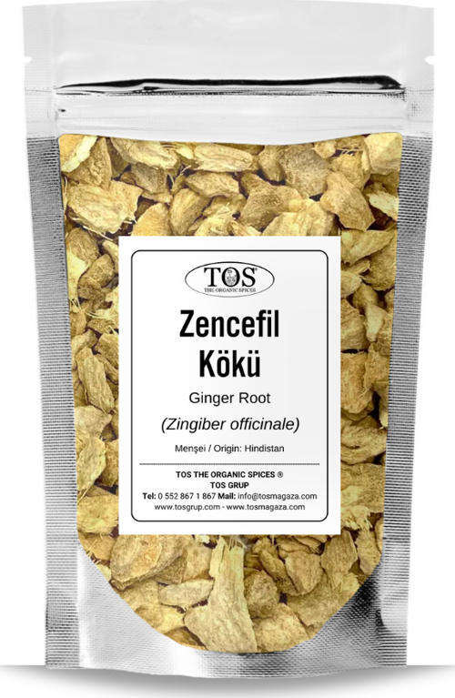 Zencefil Kökü 1 kg (1. Kalite) Zingiber officinale / Ginger Root, Whole