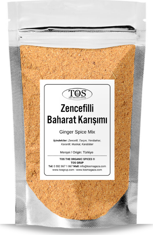 Zencefilli Baharat Karışımı 500 gr Ginger Spice Blend - Premium Quality | Baharat Karışımı