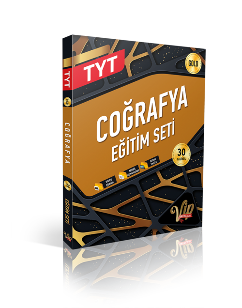 Vip Yayınları TYT Coğrafya Eğitim Seti 30 Fasikül Gold Serisi