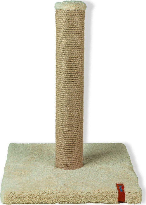 Tırmalama Ekonomik Tırmalama Tahtası 42 cm Peluş Tırmalama Tahtası Krem
