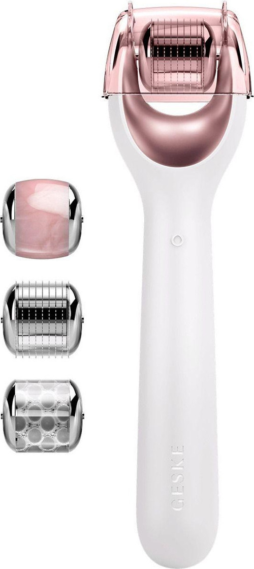 Dermaroller Bakım Cihazı (Mikro İğneli, Buz Başlığı, Pembe Kuvars Başlıklı)| MicroNeedle Face Roller
