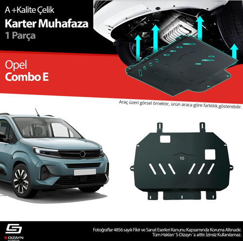 Opel Combo Çelik Karter Muhafaza Koruma 2023 Üzeri A+ Kalite