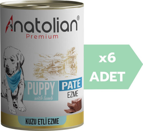 Kuzulu Ezme Yavru Köpek Konservesi 400 gr x 6 Adet