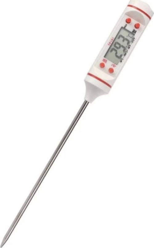 Dijital Yemek Gıda Mutfak Termometre Sıcaklık Ölçer Tp101 (BEYAZ RENK) / Tp101 Beyaz