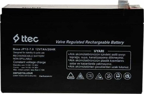 Markalı Yeni Ürün 12V 7AH 12VOLT 7AMPER 12 V 7 Ah Kuru Bakımsız Akü