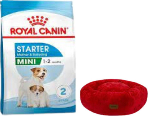 Mini Starter Mother&Babydog Köpek Maması 4 Kg, Kırmızı Luxe Donut Yatak