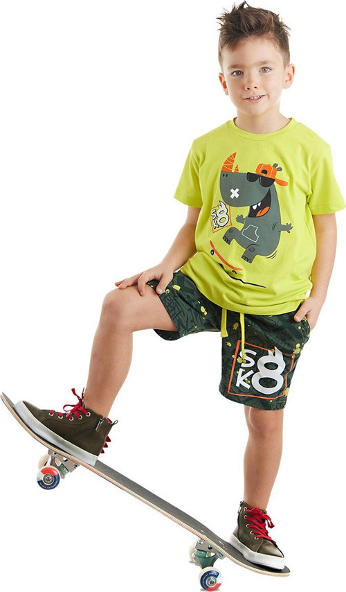 Kaykay Hipo Erkek Çocuk Yazlık T-shirt Şort Takım