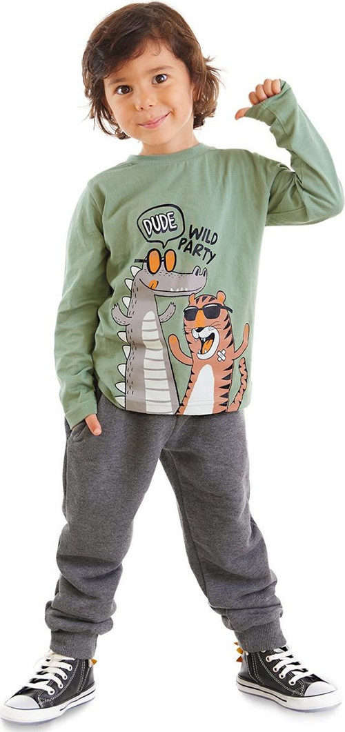Wild Party Erkek Çocuk T-shirt Eşofman Altı Takım