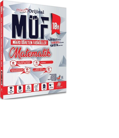 Orijinal Mikro 10. Sınıf Matematik MÖF Mikro Öğreten Fasiküller
