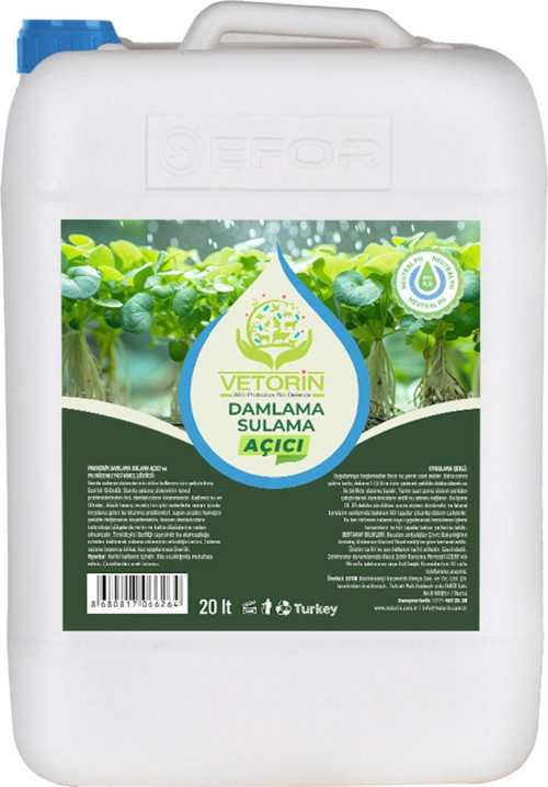 Mikrobiyal Damlama Sulama Açıcı Kireç çözücü / pH düşürücü 20 LT