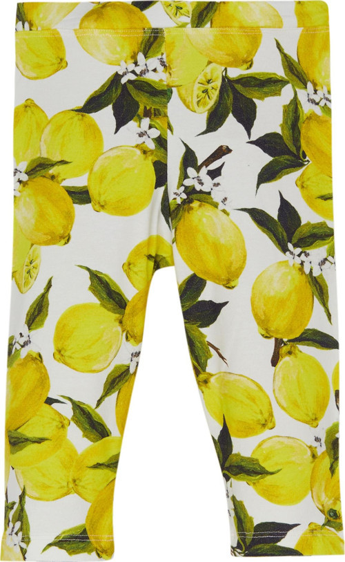 Lemon Breeze Kız Çocuk Baskılı Diz Altı Tayt Kapri
