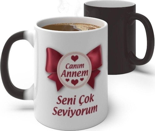 Kişiye Özel Isim Baskılı Sihirli Kupa Bardak ,Anneler Günü Bardak ,Anneler Günü Hediyesi