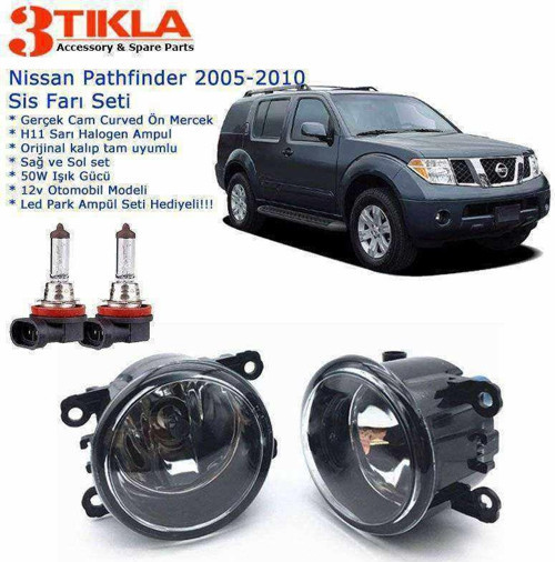 Nissan Pathfinder 2005-2010 Sis Farı Set Oem: 8200074008