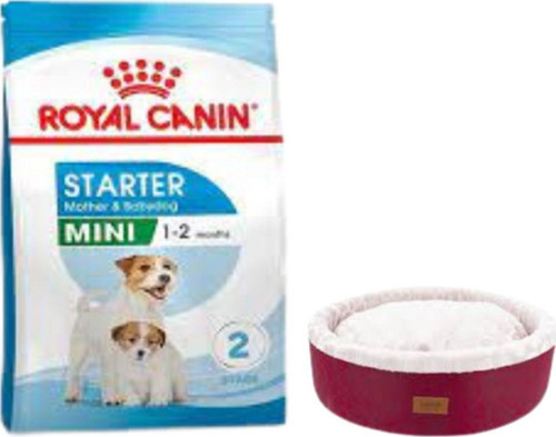 Mini Starter Mother&Babydog Köpek Maması 4 Kg, Bordo Mia Donut Yatak