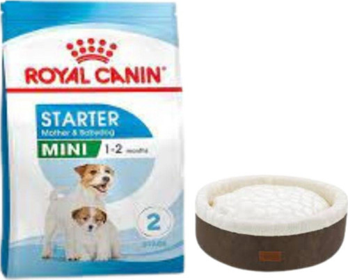Mini Starter Mother&Babydog Köpek Maması 4 Kg, Kahve Mia Donut Yatak