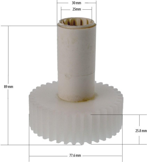 MFW67600 - MFW67440 Kıyma Makinesi Motor Dişlisi, Bosch ile uyumlu