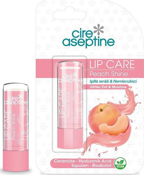 Lip Care Peach Shine Renkli Dudak Bakım Kremi 4,5 G
