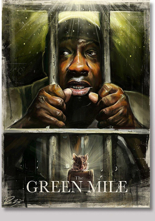 Ahşap Tablo The Green Mile Yeşil Yol Desenli Ahşap Tablo