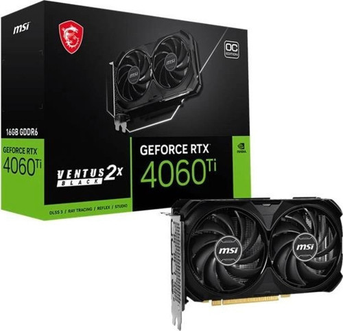 Geforce Rtx4060tı Ventus 2x Black 16g Oc Gddr6 128bıt 1xhdmı 3xdp Ekran Kartı