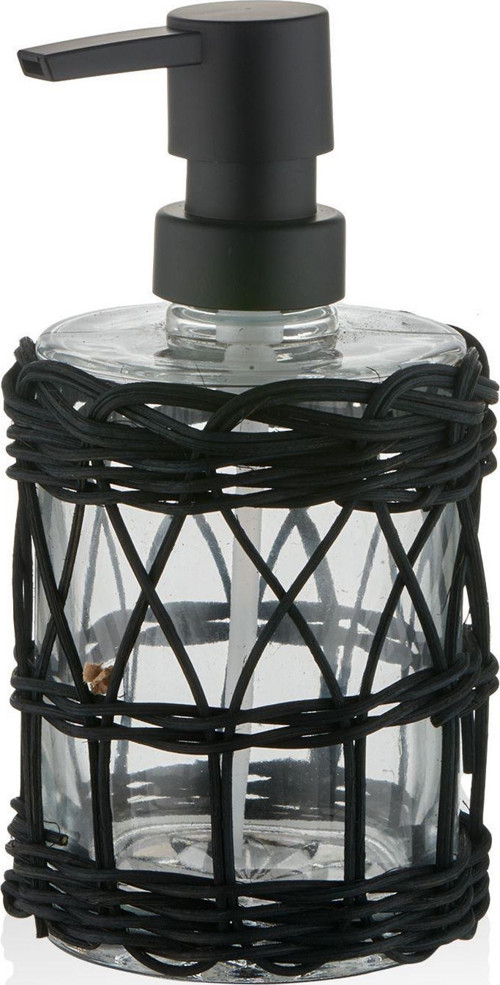 Rattan Sıvı Sabunluk Siyah 330 ml SBN0074