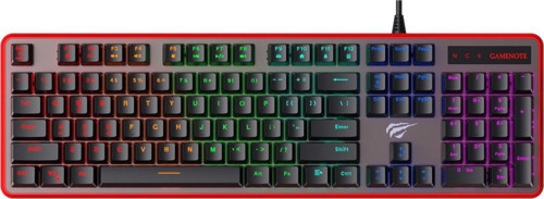 Gamenote KB870L Siyah Rgb Blue Switch Mekanik Gaming (Oyuncu) Klavye Türkçe Q