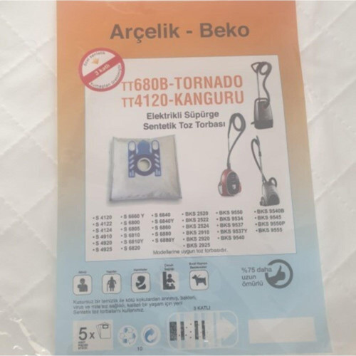 Tornada Ve Kanguru Süpürge Torbası