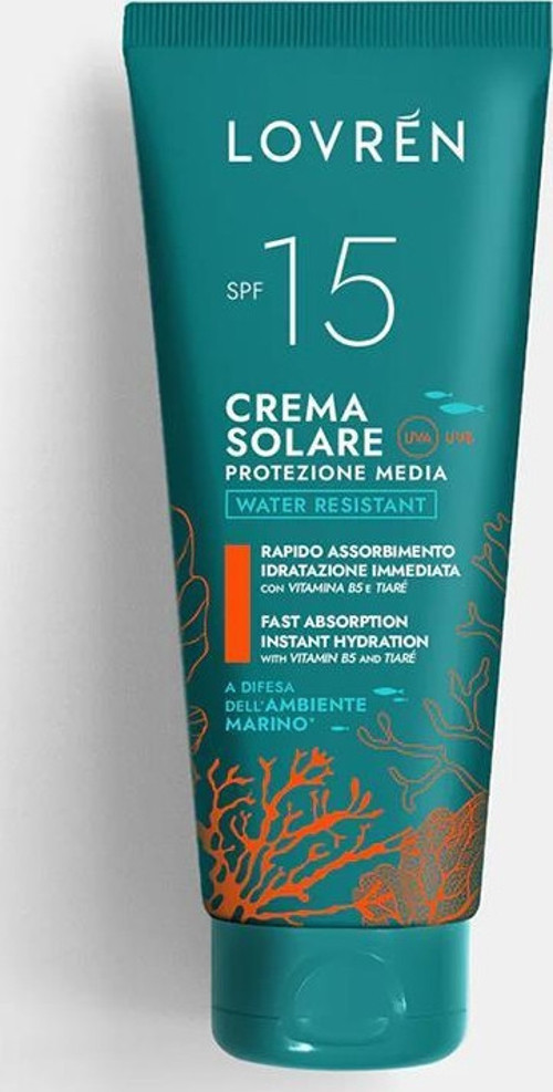 Solaire Sunscreen Medium Protection Face Body SPF15 Yüz ve Vücut Güneş Kremi 100ML