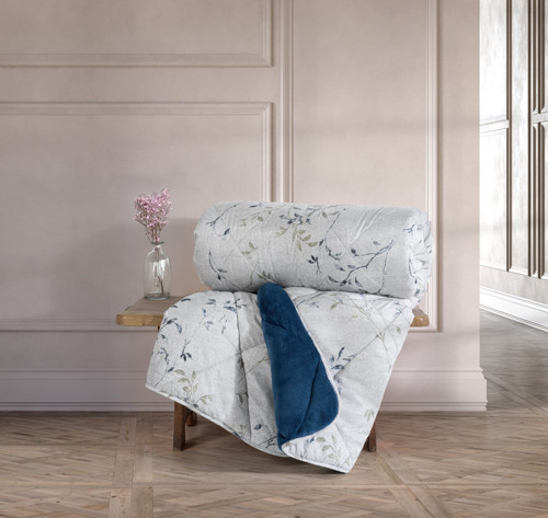 Velvet Çift Kişilik Yorgan Nitsa Denim 195x215 cm