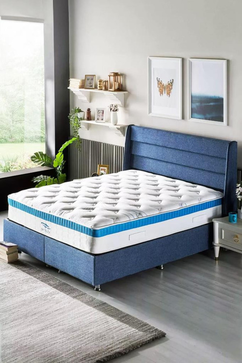 Dry Touch Tek Kişilik Paket Yaylı Lüks Full Ortopedik Yatak 90x190 cm