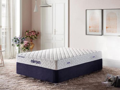 Soft Pocket Tek Kişilik Lüks Full Ortopedik Paket Yaylı Yumuşak Yatak 120x200 cm