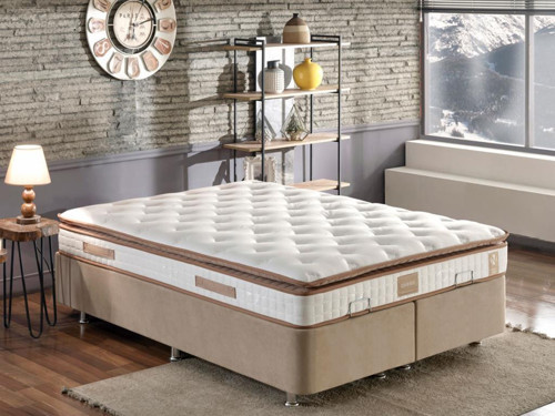Niron Queen 180x200 Çift Kişilik Tam Ergonomik Pedli Lüks Yatak Orta Sert Özel Yatak