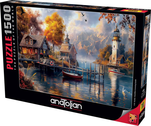 1500 Parçalık Puzzle - Gölde Sonbahar 4581