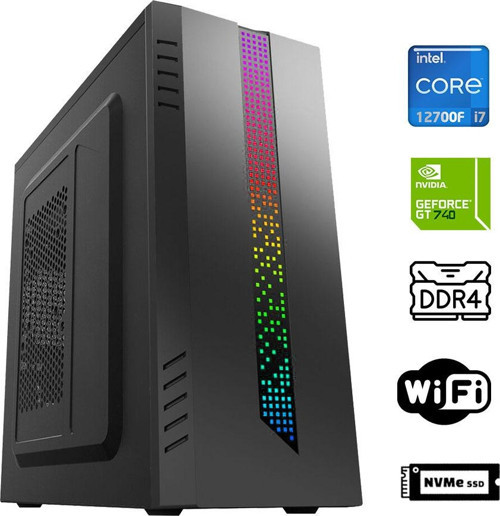 Xsr913 i7 12700F 16GB Ram 256GB M.2 NVMe SSD 4GB GT740 Masaüstü Ofis Bilgisayarı