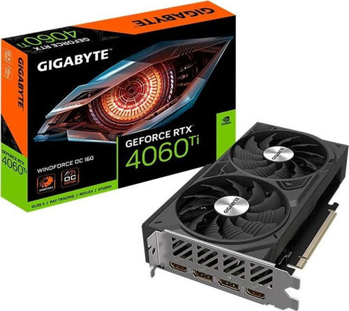GIGABYTE GeForce RTX 4060 Ti WINDFORCE OC 16G 16GB 128Bit DLSS 3 NVIDIA Ekran Kartı