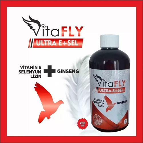 Vitafly Ultra E+Sel 250 Ml (Kafes Kuşları Ve Güvercinler Için)