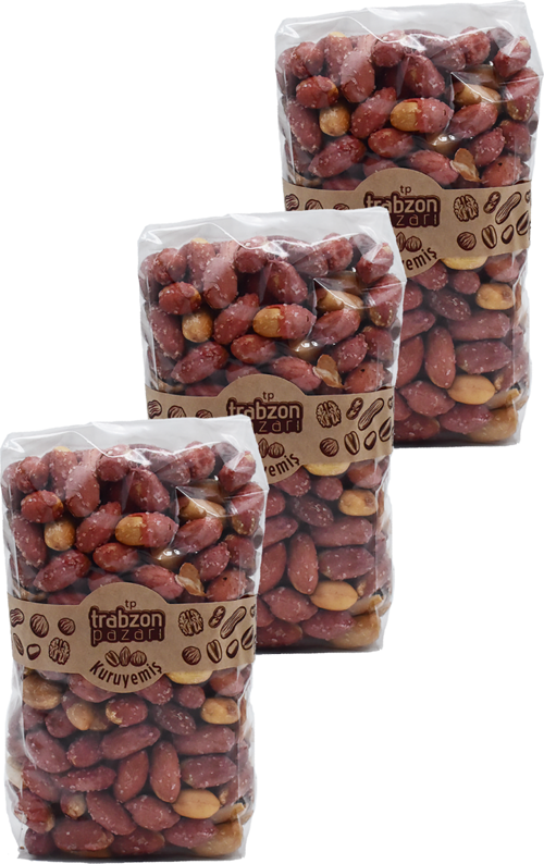 Yerli Kavrulmuş Yer Fıstığı 3x250 gr