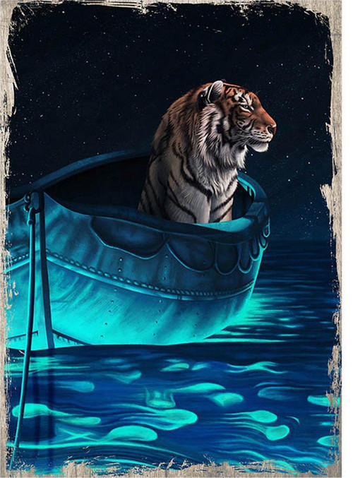 Ahşap Tablo Life Of Pi Film Afişi Modern Mdf Tablo