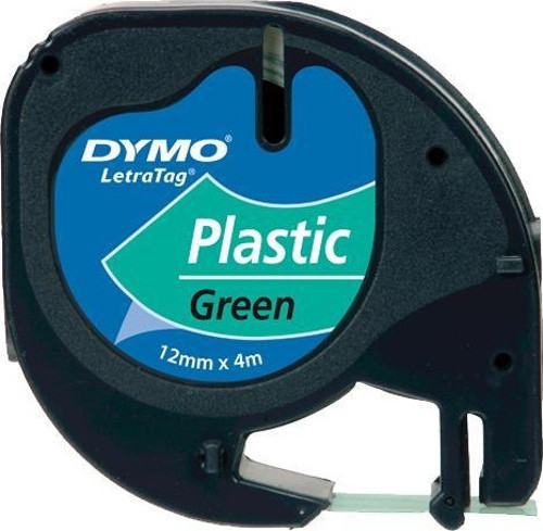 Letratag Şerit Plastik 12MMx4 MT Yeşil 91204