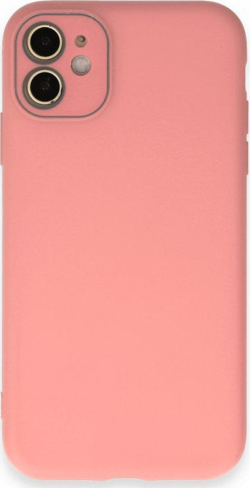 Apple iPhone 12 Kılıf Pürüzsüz Soft Yüzey içi Kadife Kamera Lens Korumalı Lansman Glass Silikon Kapak