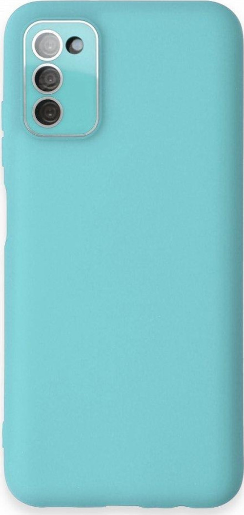 Samsung Galaxy A03S Kılıf Pürüzsüz Soft Yüzey içi Kadife Kamera Lens Korumalı Lansman Glass Silikon Kapak