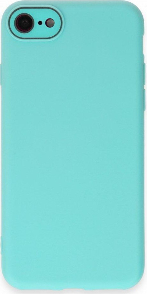 Apple iPhone SE Kılıf Pürüzsüz Soft Yüzey içi Kadife Kamera Lens Korumalı Lansman Glass Silikon Kapak