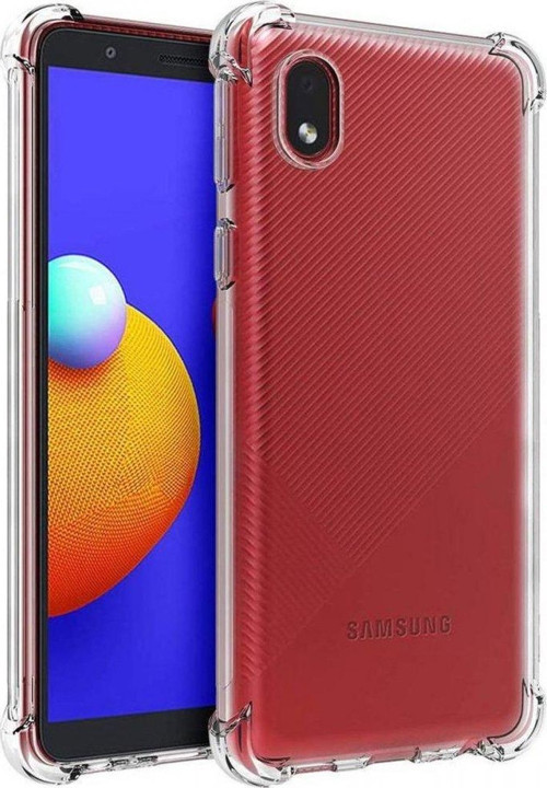 Samsung Galaxy A01 Core Kılıf Köşeleri Anti Şok Özellikli Olex Tpu Silikon Kapak