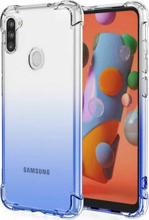 Samsung Galaxy M11 Kılıf Köşeleri Anti Şok Özellikli Olex Tpu Silikon Kapak