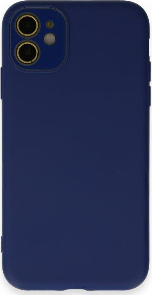 Apple iPhone 12 Kılıf Pürüzsüz Soft Yüzey içi Kadife Kamera Lens Korumalı Lansman Glass Silikon Kapak